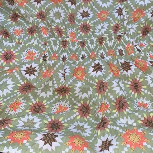 Universal Thread Women's Plus Size Quilted Sleeveless Tiered Dress- Green - Picture 5 of 15